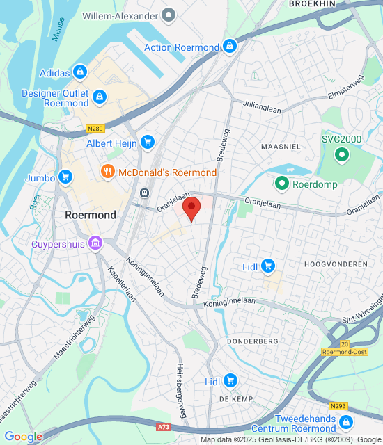Google maps afbeelding voor Spoedpost Roermond
