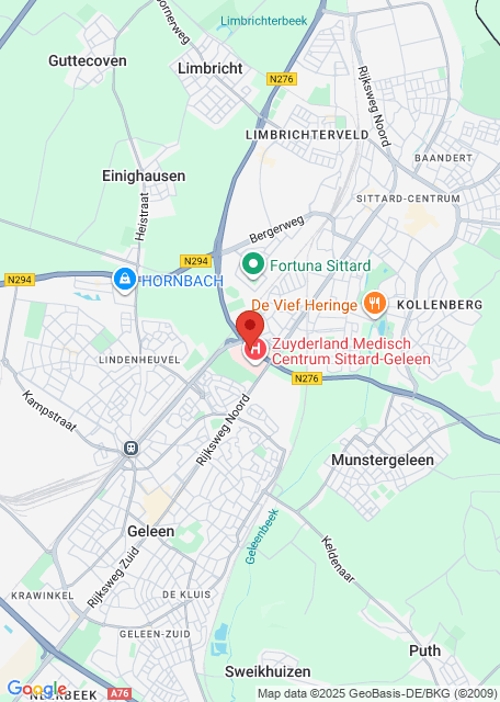 Google maps afbeelding voor Spoedpost Westelijke Mijnstreek