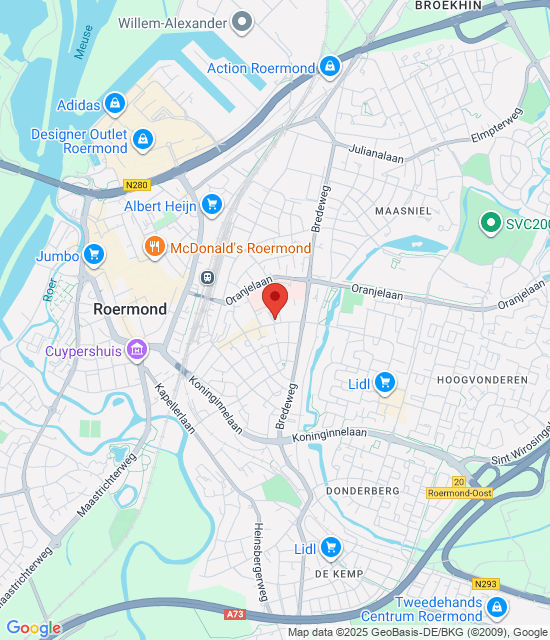 Google maps afbeelding voor Spoedpost Roermond