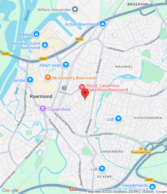 Google maps afbeelding voor Spoedpost Roermond