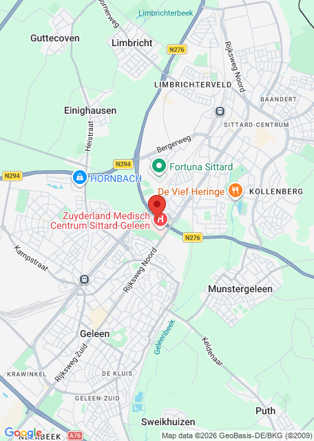 Google maps afbeelding voor Spoedpost Westelijke Mijnstreek