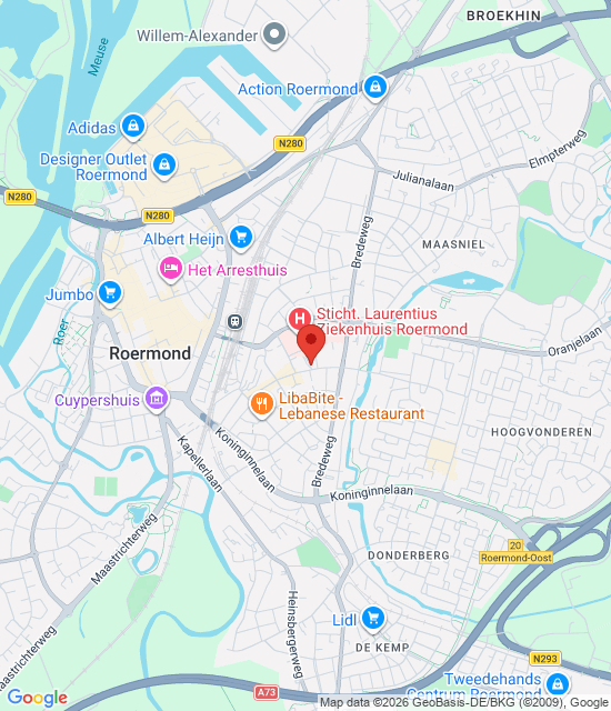 Google maps afbeelding voor Spoedpost Roermond