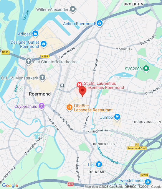 Google maps afbeelding voor Spoedpost Roermond
