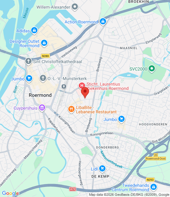 Google maps afbeelding voor Spoedpost Roermond