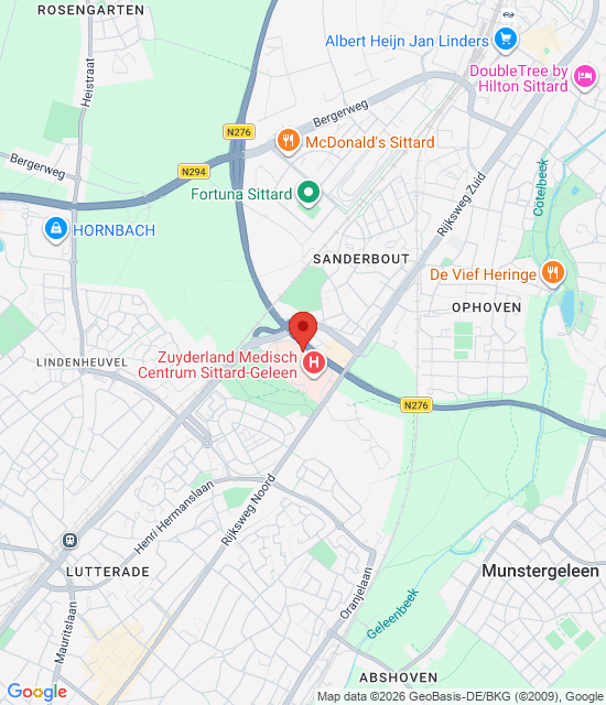 Google maps afbeelding voor Spoedpost Sittard-Geleen